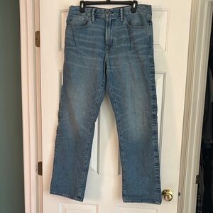 American Eagle Outfitters Men's Light Blue Straight Jeans